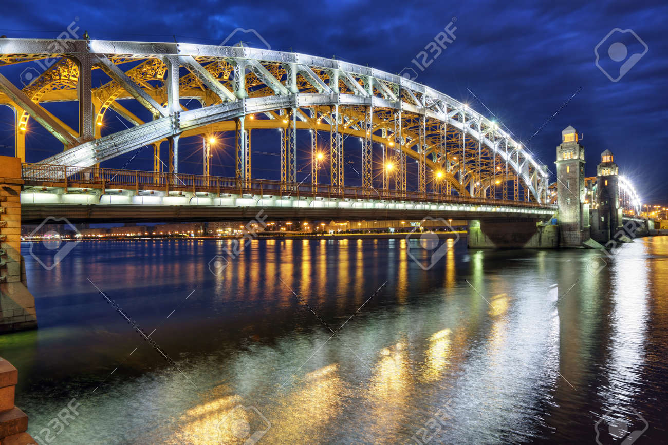 Bolsheokhtinsky Bridge in St. Petersburg: its history and photo 85 Bolsheokhtinsky Bridge in St. Petersburg: its history and photo 71