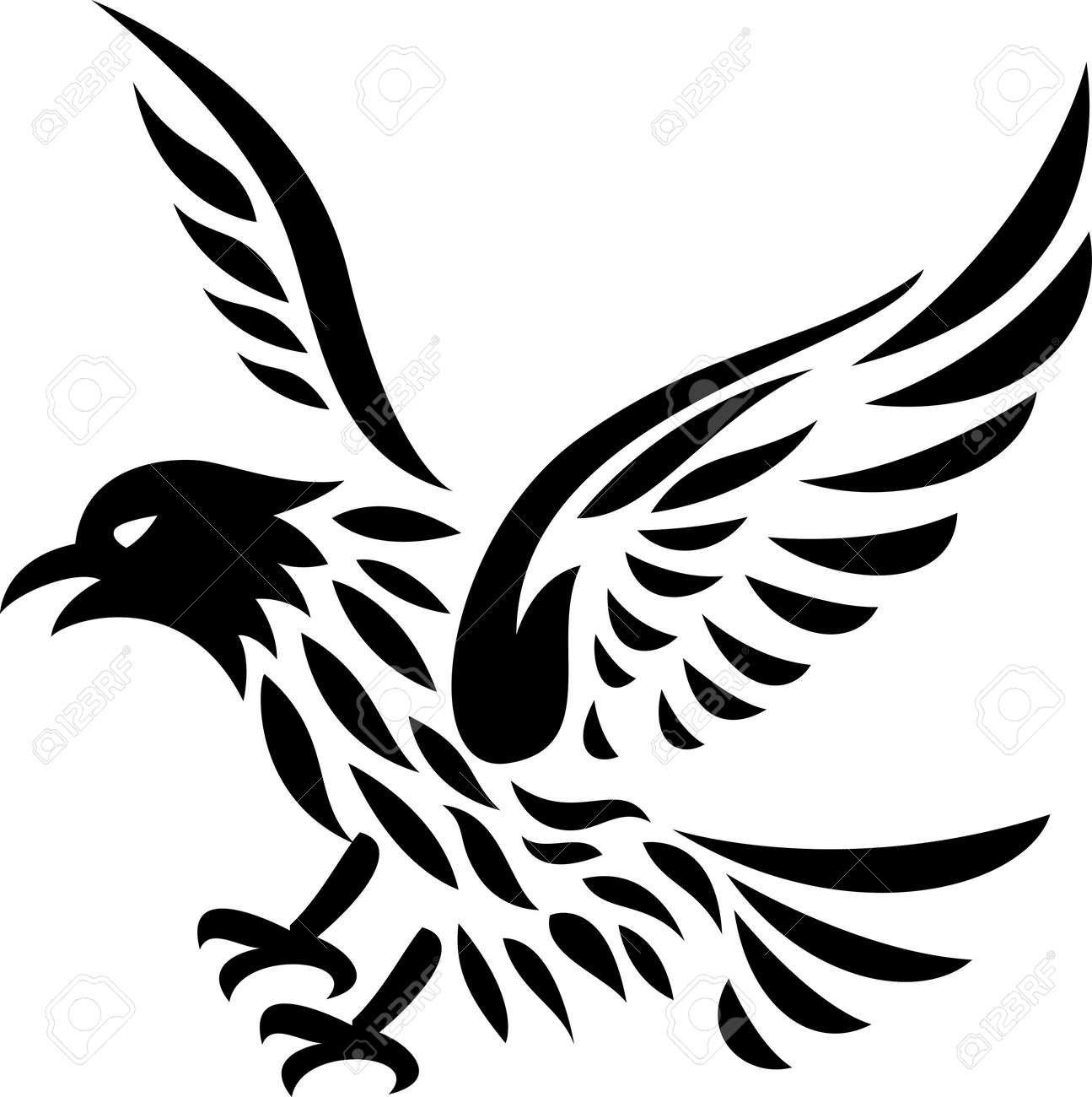 Eagle Tattoo Royalty Free SVG, Cliparts, Vectors, and Stock Illustration.  Image 13779068., image size:1295x1300