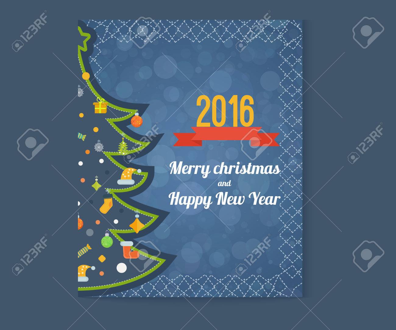 invitation card with winter city life and space for text merry christmas invitation card design