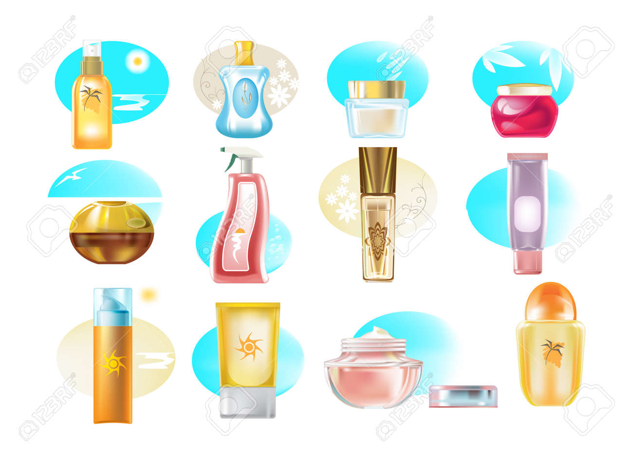 Types of cosmetic products Clearance