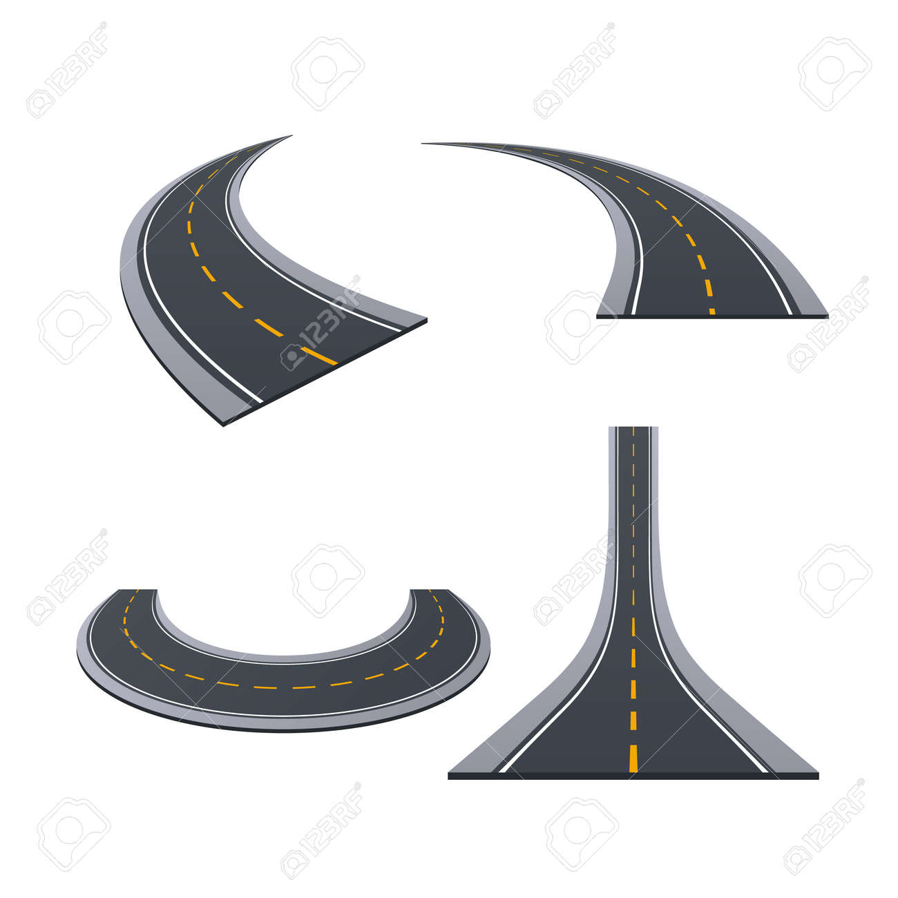 アスファルト道路 トラック 高速道路 曲がり 上昇 イラストを回す車の道路 のイラスト素材 ベクタ Image アスファルト道路 トラック 高速道路 曲がり 上昇 イラストを回す車の道路 のイラスト素材 ベクタ Image