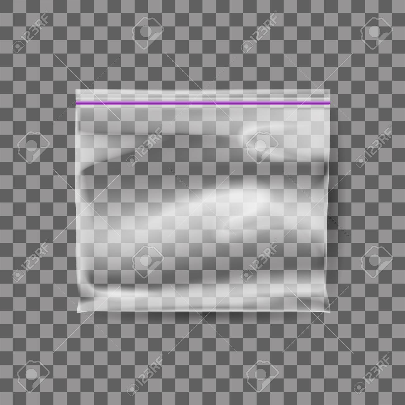 Download Realistic Mock Up Transparent Plastic Packaging For Food And Stock Photo Picture And Royalty Free Image Image 113815938