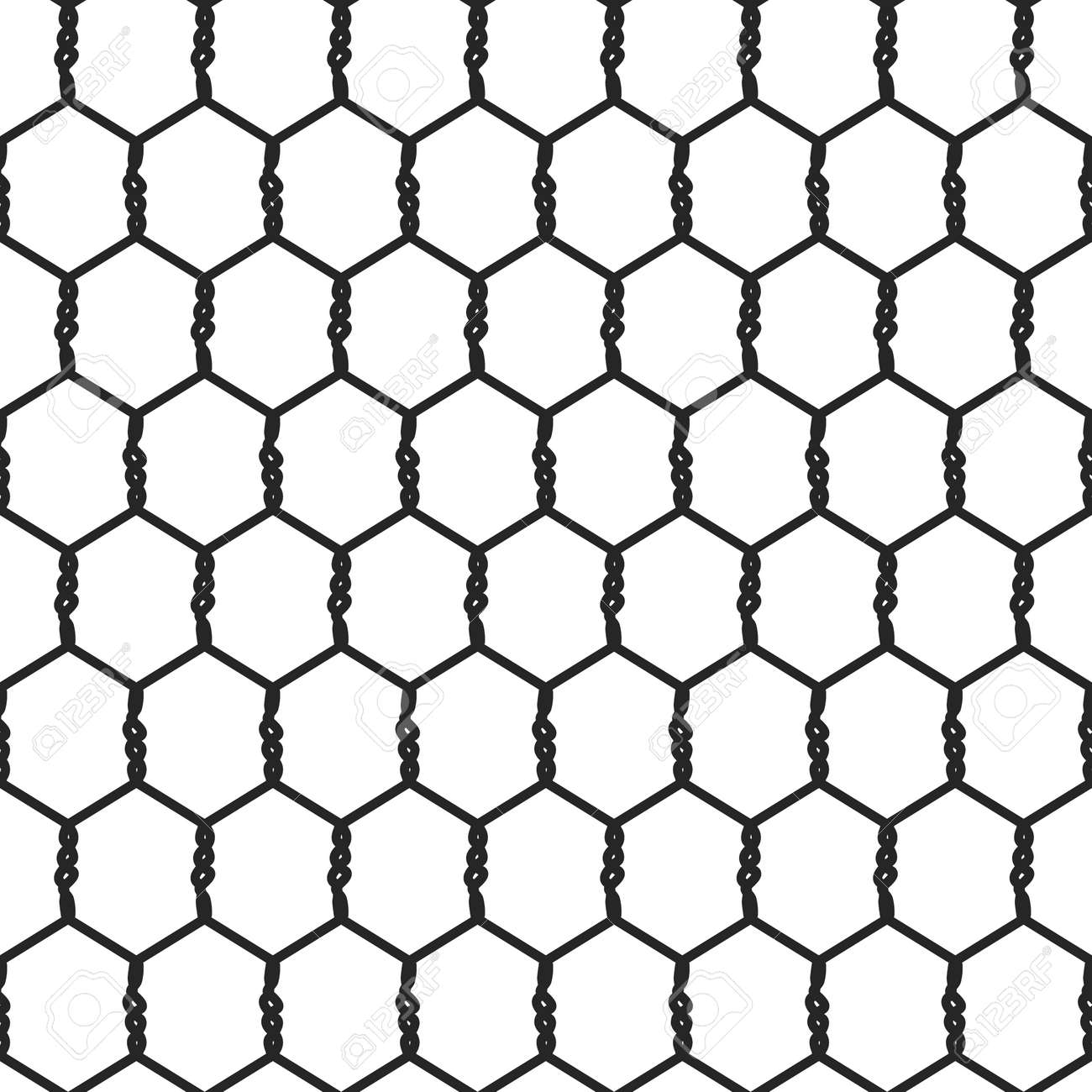 seamless wire mesh net cage vector illustration royalty free