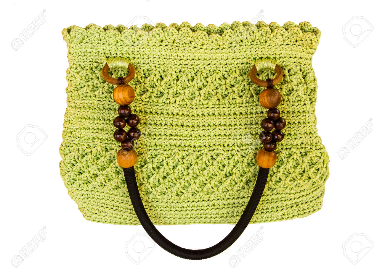 crochet hand purse