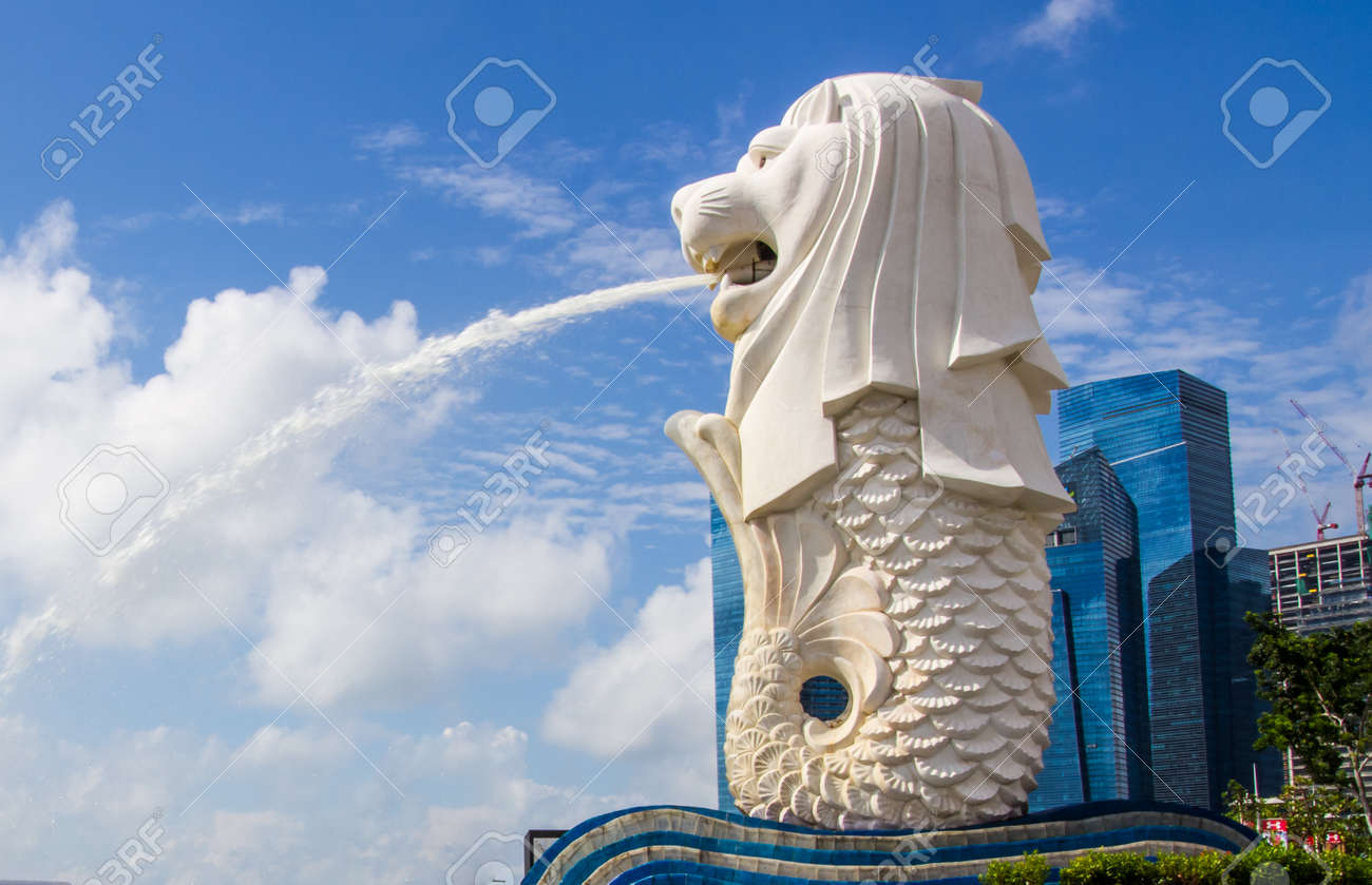 シンガポール 8 月 31: 8 月にシンガポール ビューでマリーナ ・ ベイ