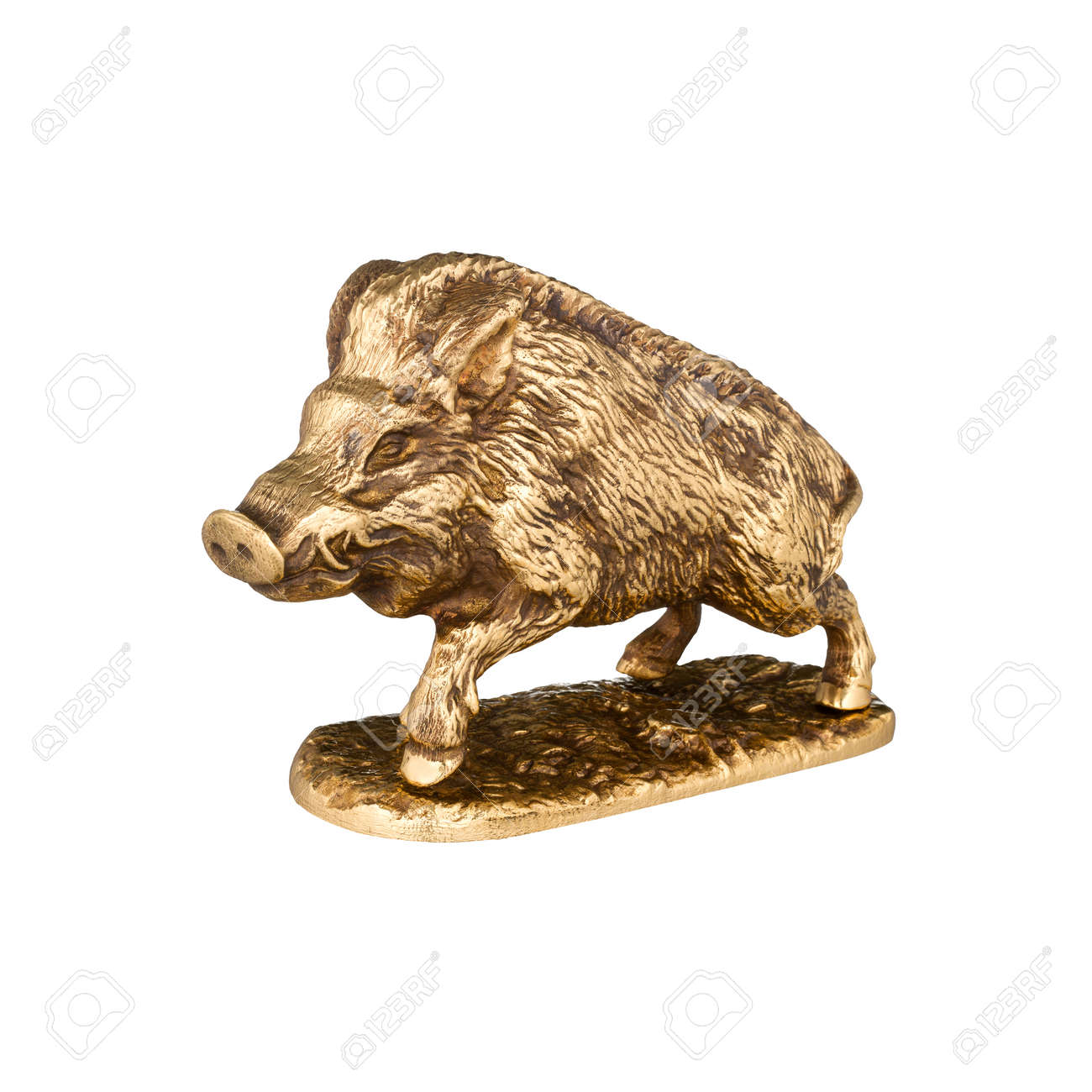 ブロンズ製 イノシシ像 ブロンズ像 鋳銅 猪像 雅車 作 無病息災 子孫