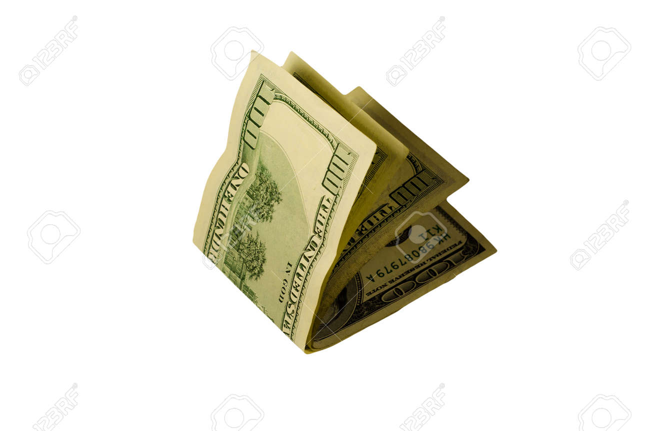 흰색 배경에 고립 된 100 달러 지폐 로열티 무료 사진, 그림, 이미지 그리고 스톡포토그래피. Image 71041427