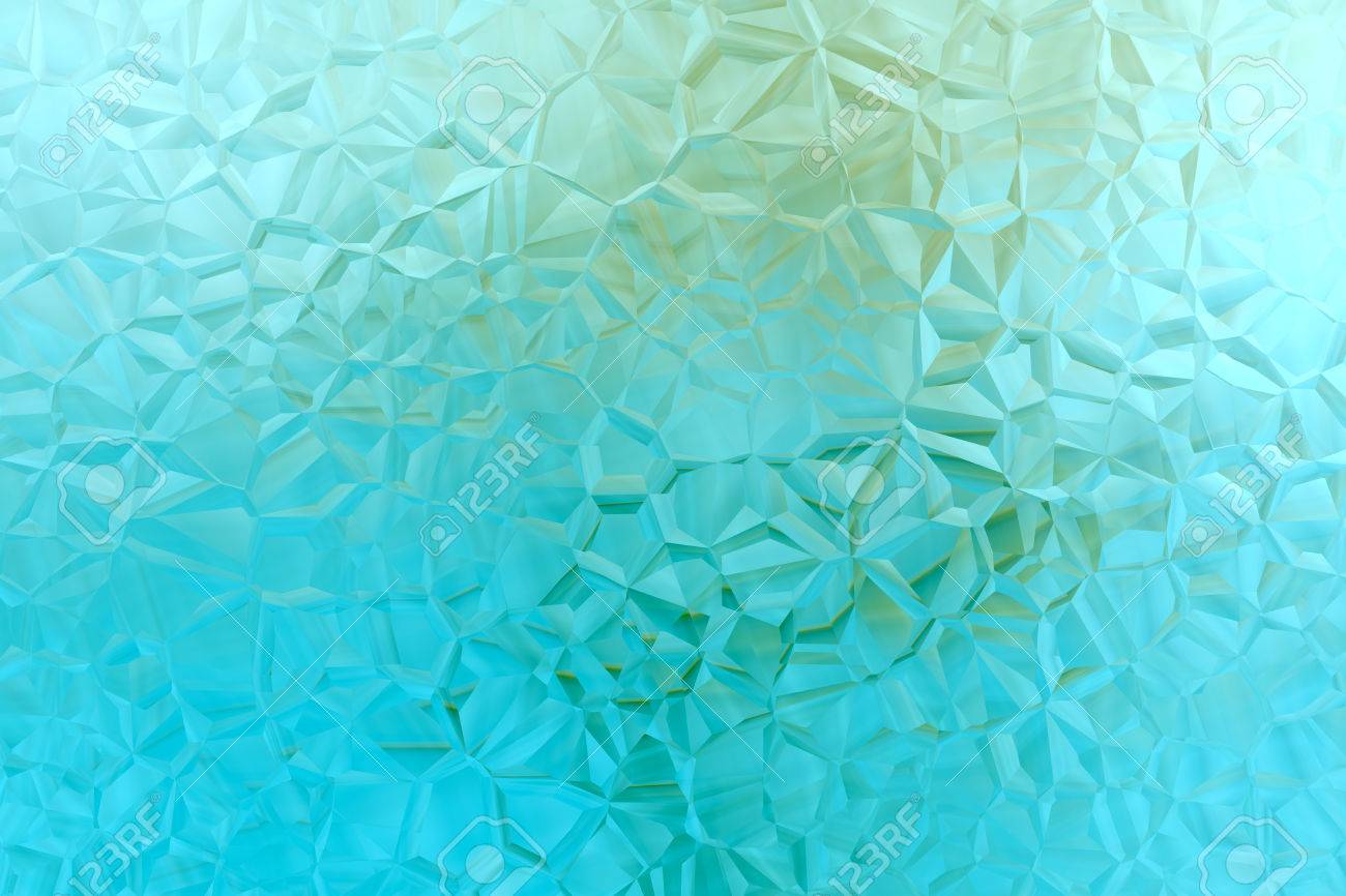 抽象的なアクアマリン 3 D 幾何学的背景の線と立体パターンで 壁紙として使用することができます の写真素材 画像素材 Image