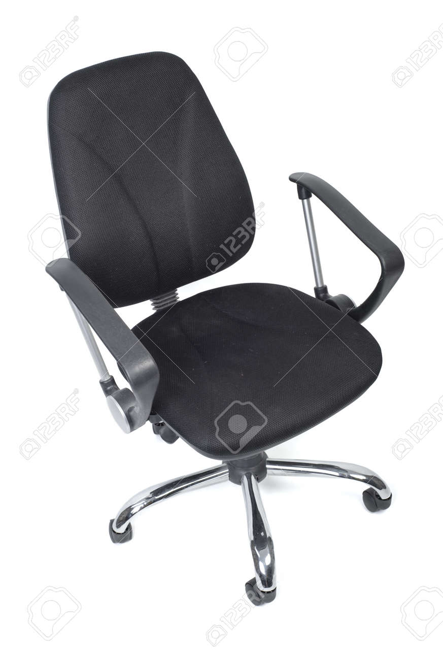 Chair With Wheels >> Black Cloth Office Chair With Wheels Isolated On White Background Chair With Wheels >> Black Cloth Office Chair With Wheels Isolated On White Background