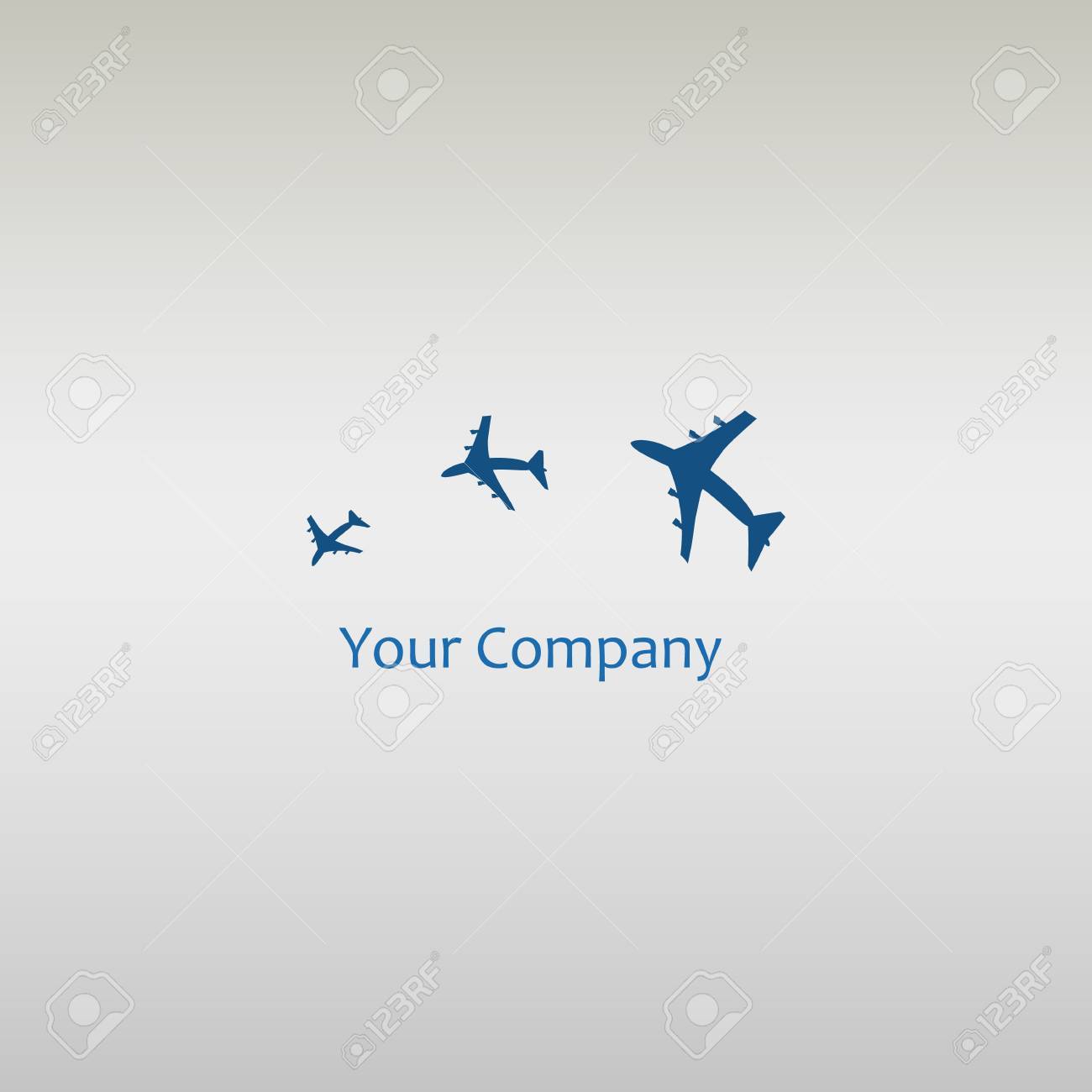 plane logo design creative vector icon with plane royalty free plane logo design