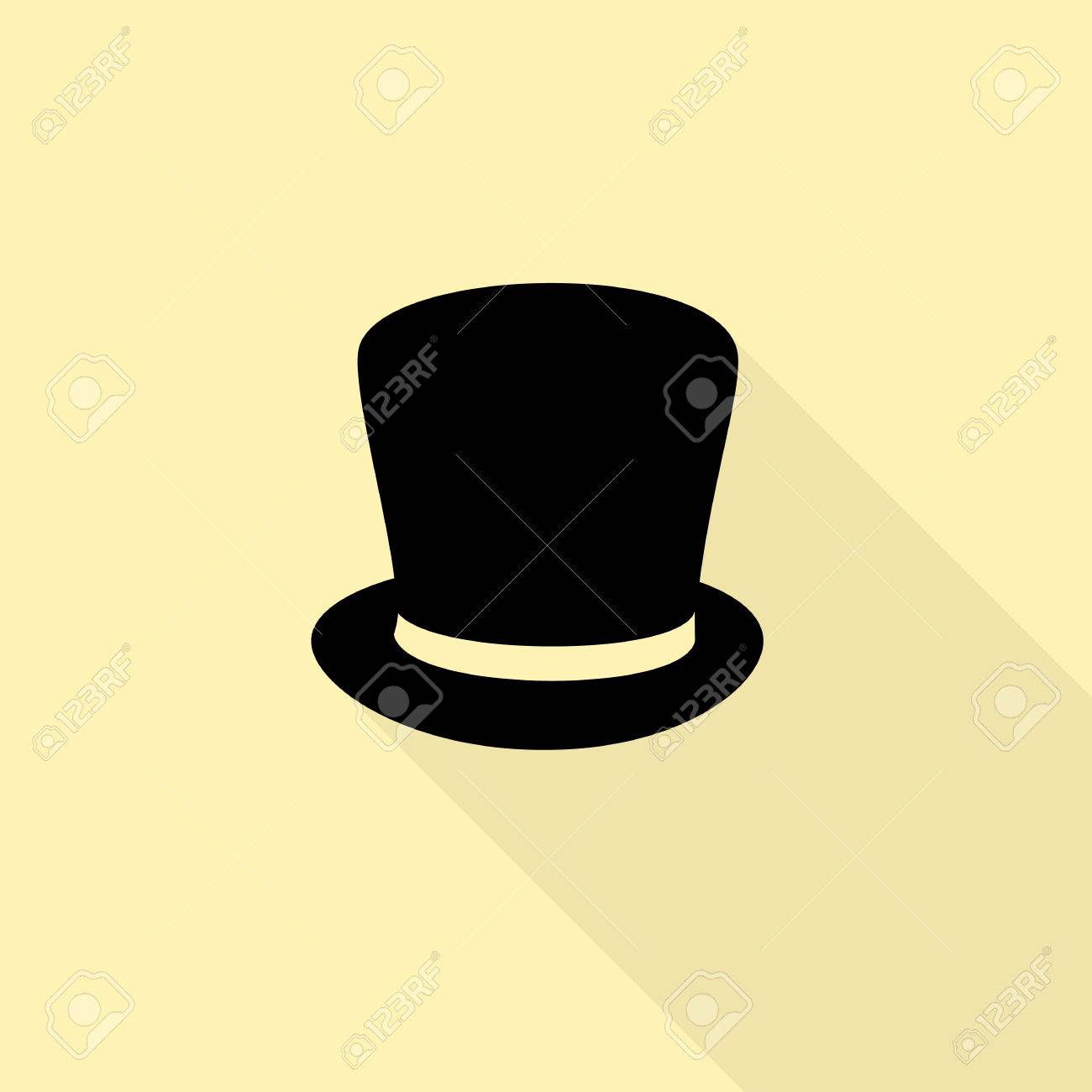 hat flat design