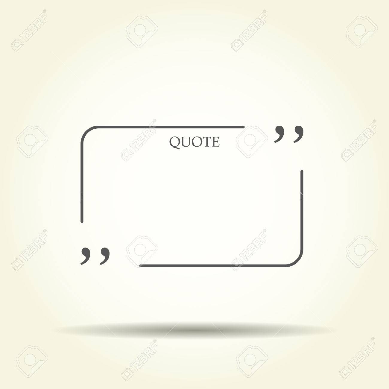 quote blank template quote bubble empty template circle business