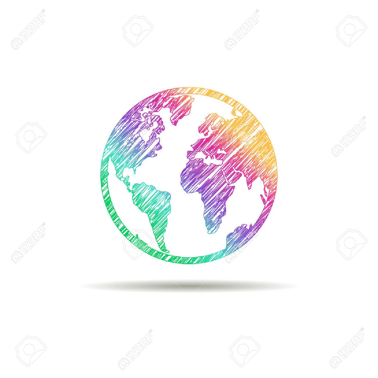 round logo template