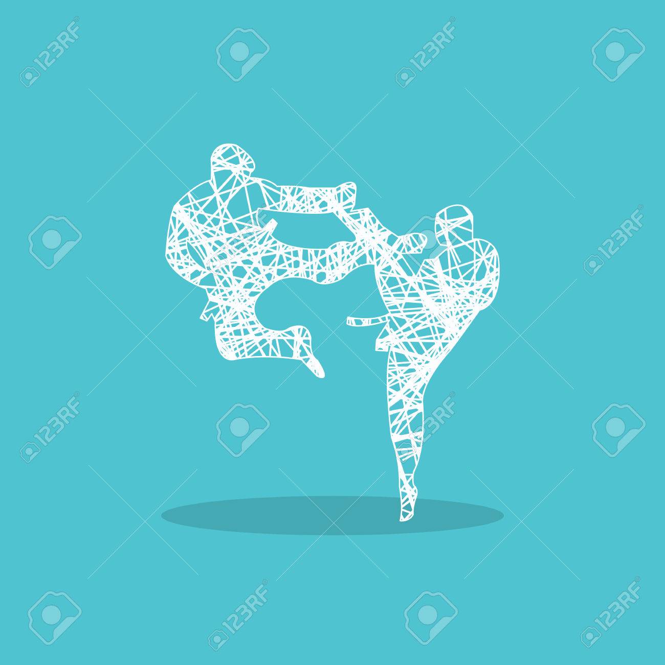 Karate Icon For Web Design Royalty Free Cliparts Vectors And Stock Illustration Image