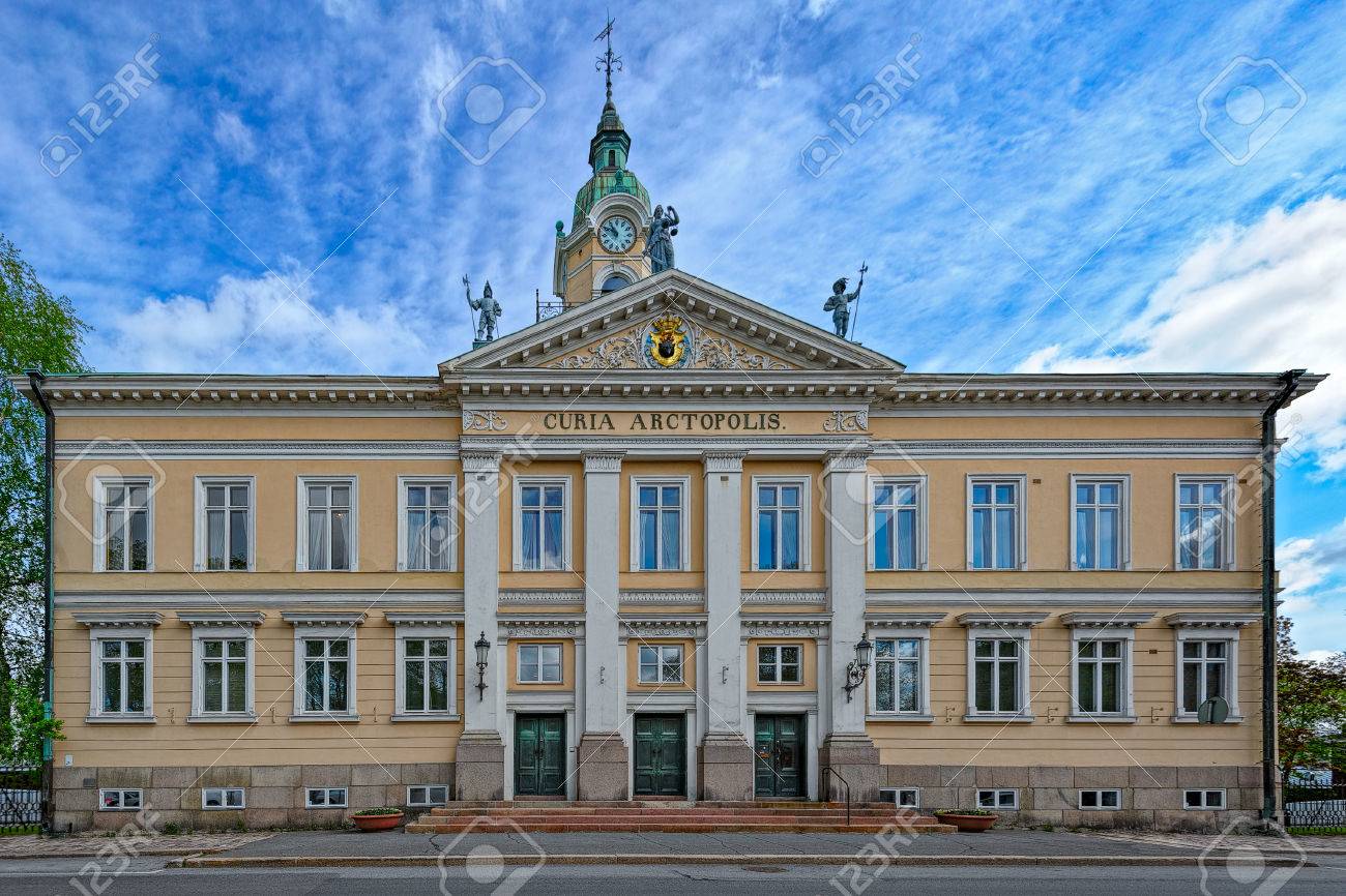 Neoclassical Style Porin Raatihuone The Town Hall (1841) Designed By Carl  Ludvig Engel In Pori, Finland Stock Photo, Picture And Royalty Free Image.  Image 61159135.