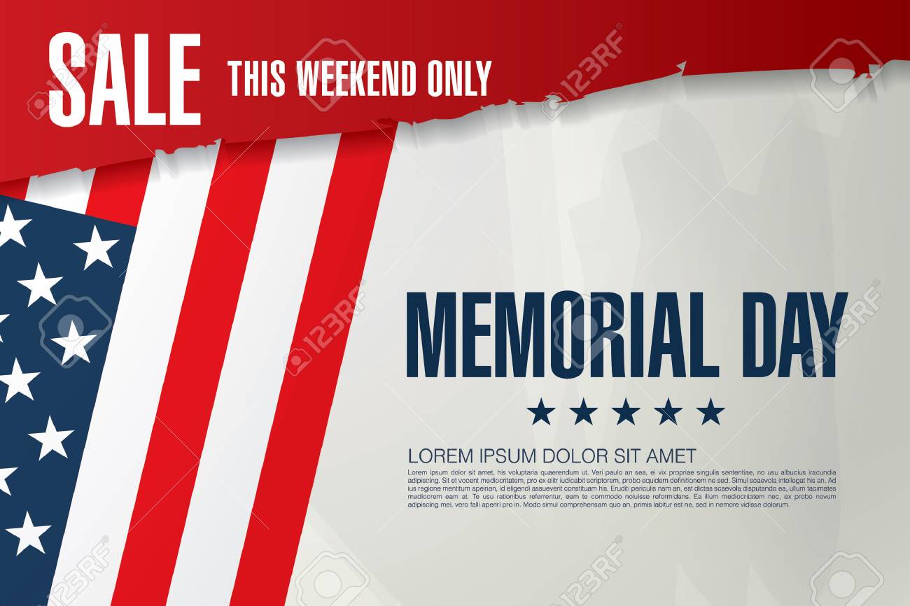 memorial day sale banner