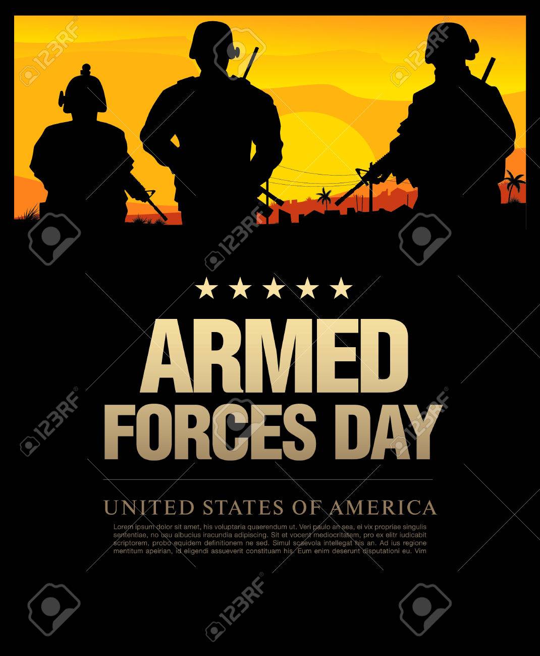 armed forces day template poster design royalty free cliparts armed forces day flyer