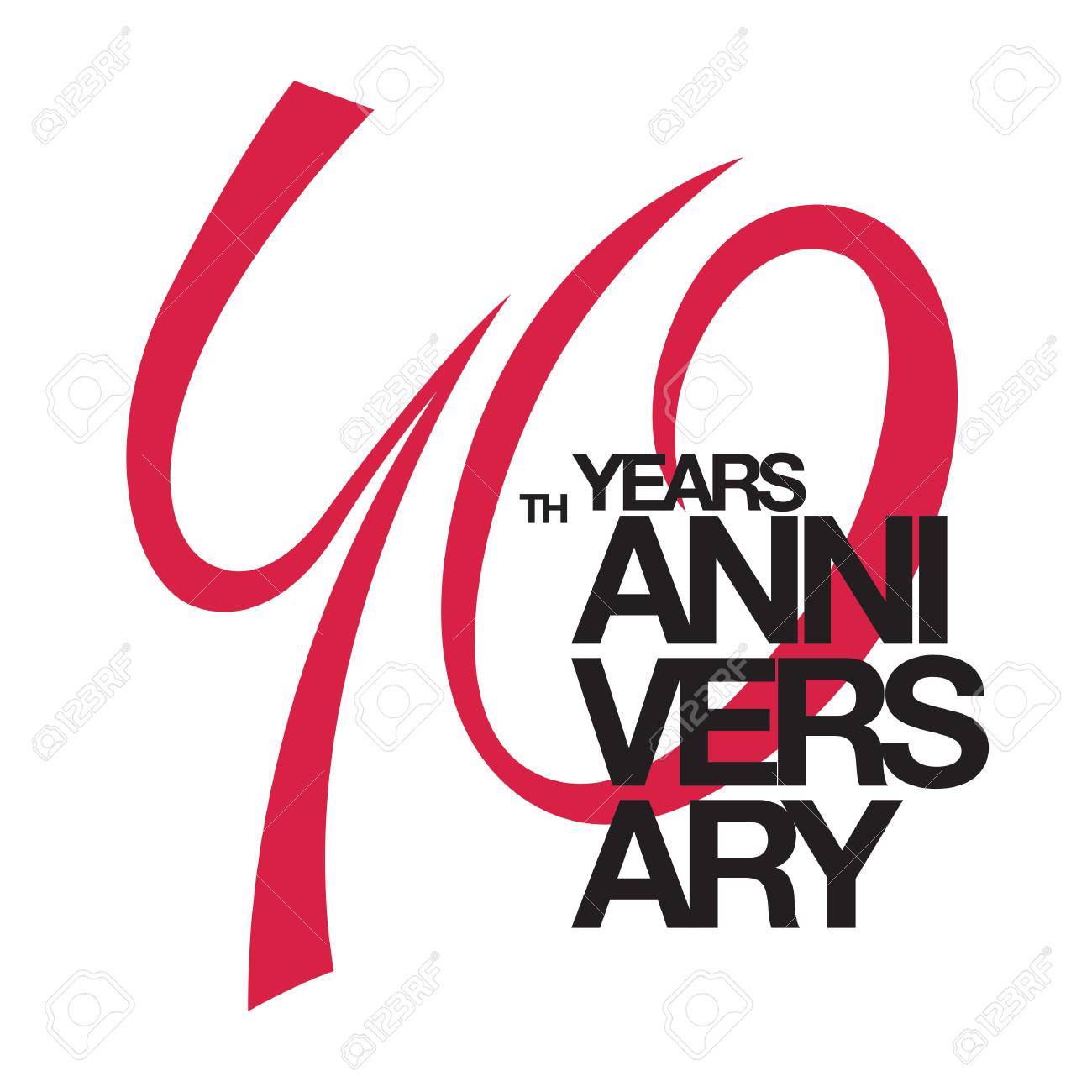 40th anniversary emblem forty years anniversary celebration