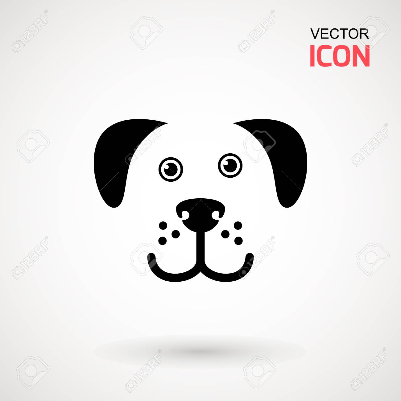 Dog Head Icon. Flat Style. Cartoon Dog Face. Vector Illustration Isolated On White. Silhouette Simple. Animal Logotype Concept. Logo Design Template. Royalty Free SVG, Cliparts, Vectors, And Stock Illustration. Image 104393495. Dog Head Icon. Flat Style. Cartoon Dog Face. Vector Illustration Isolated On White. Silhouette Simple. Animal Logotype Concept. Logo Design Template. Royalty Free SVG, Cliparts, Vectors, And Stock Illustration. Image 104393495.