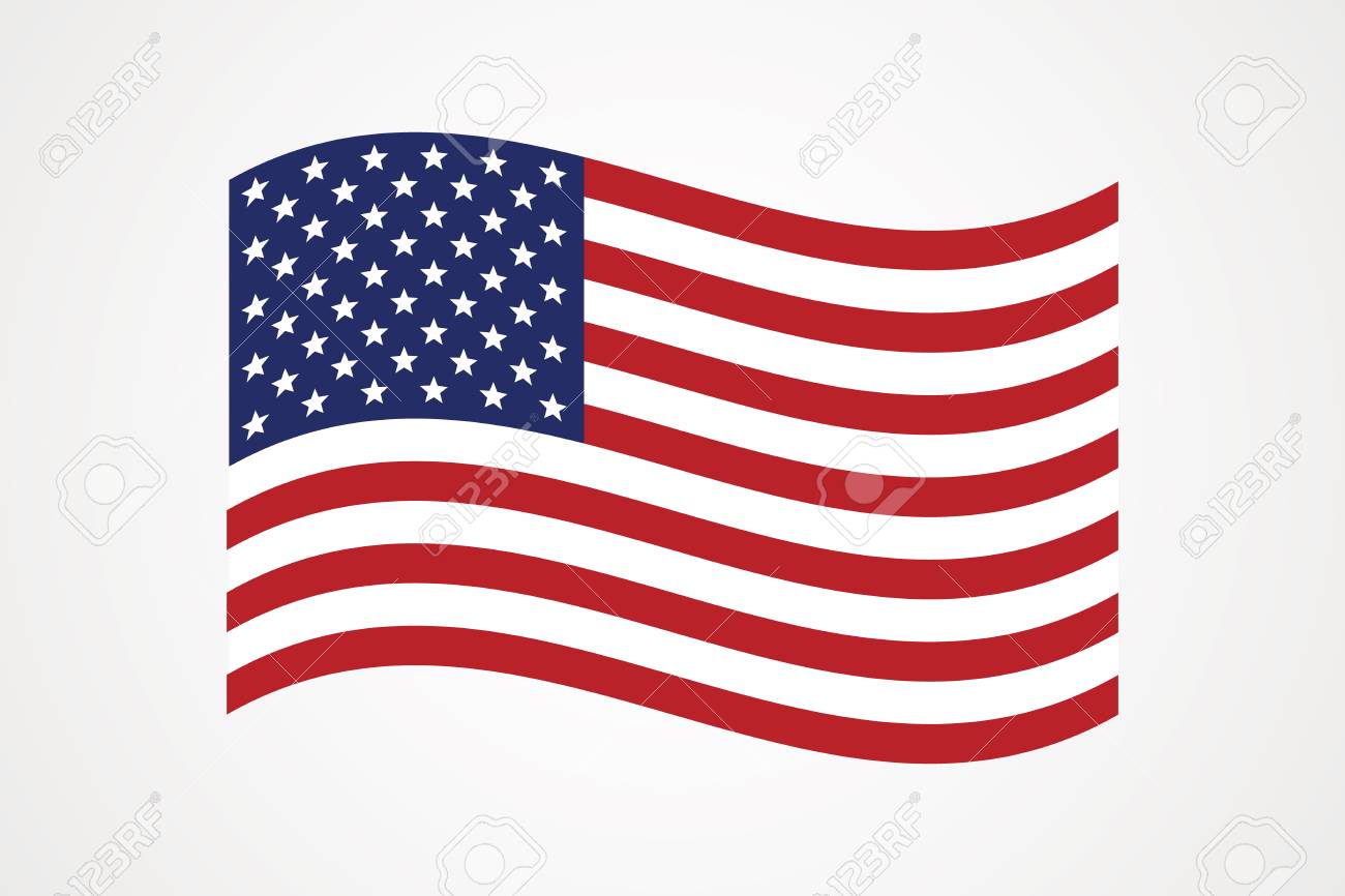 American Flag Vector Icon The Flag Of The United States Of