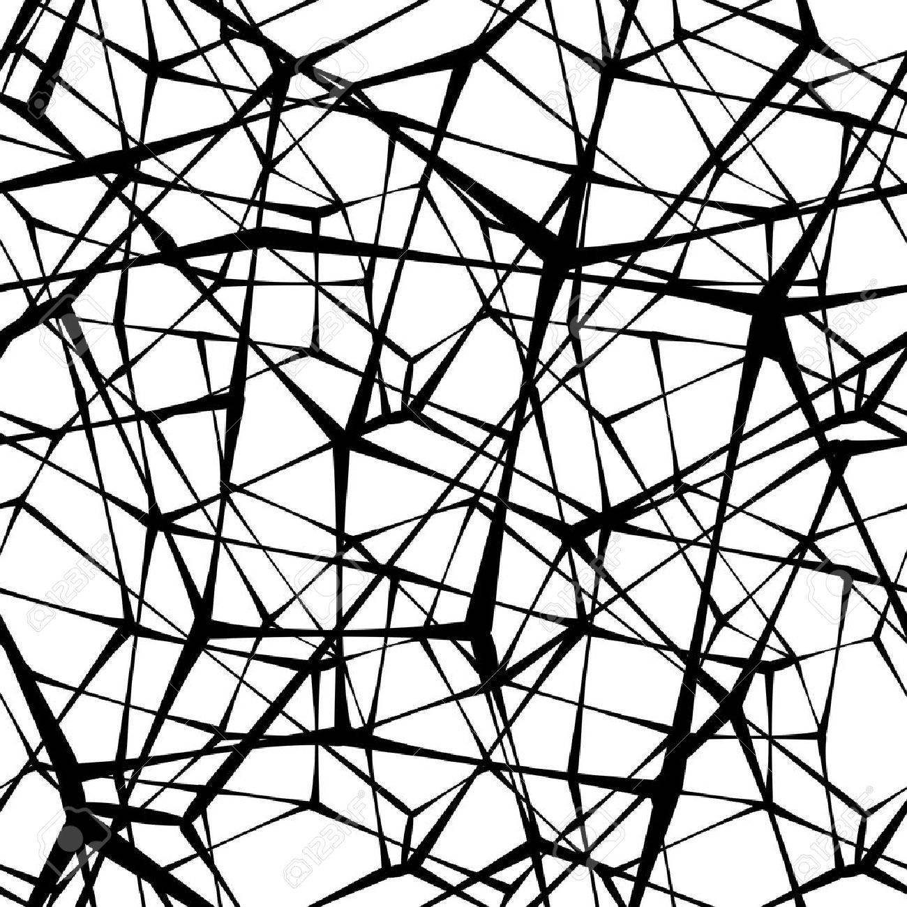 Connected black lines on white background stock vector 9449999
