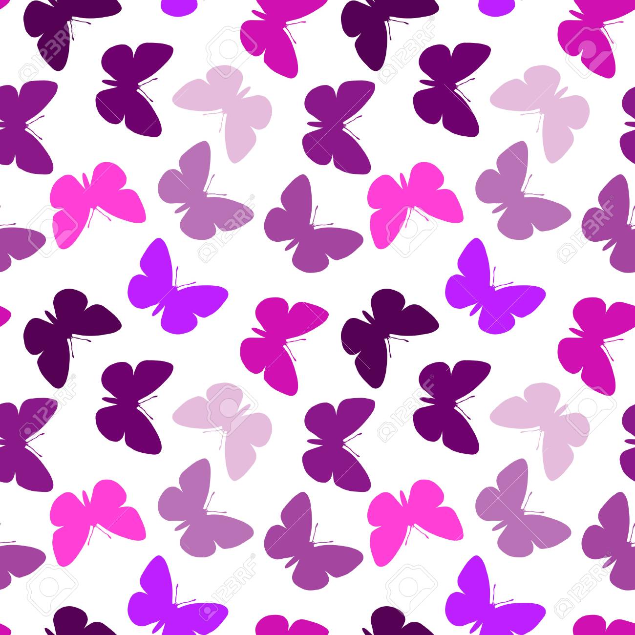 purple and white butterfly background