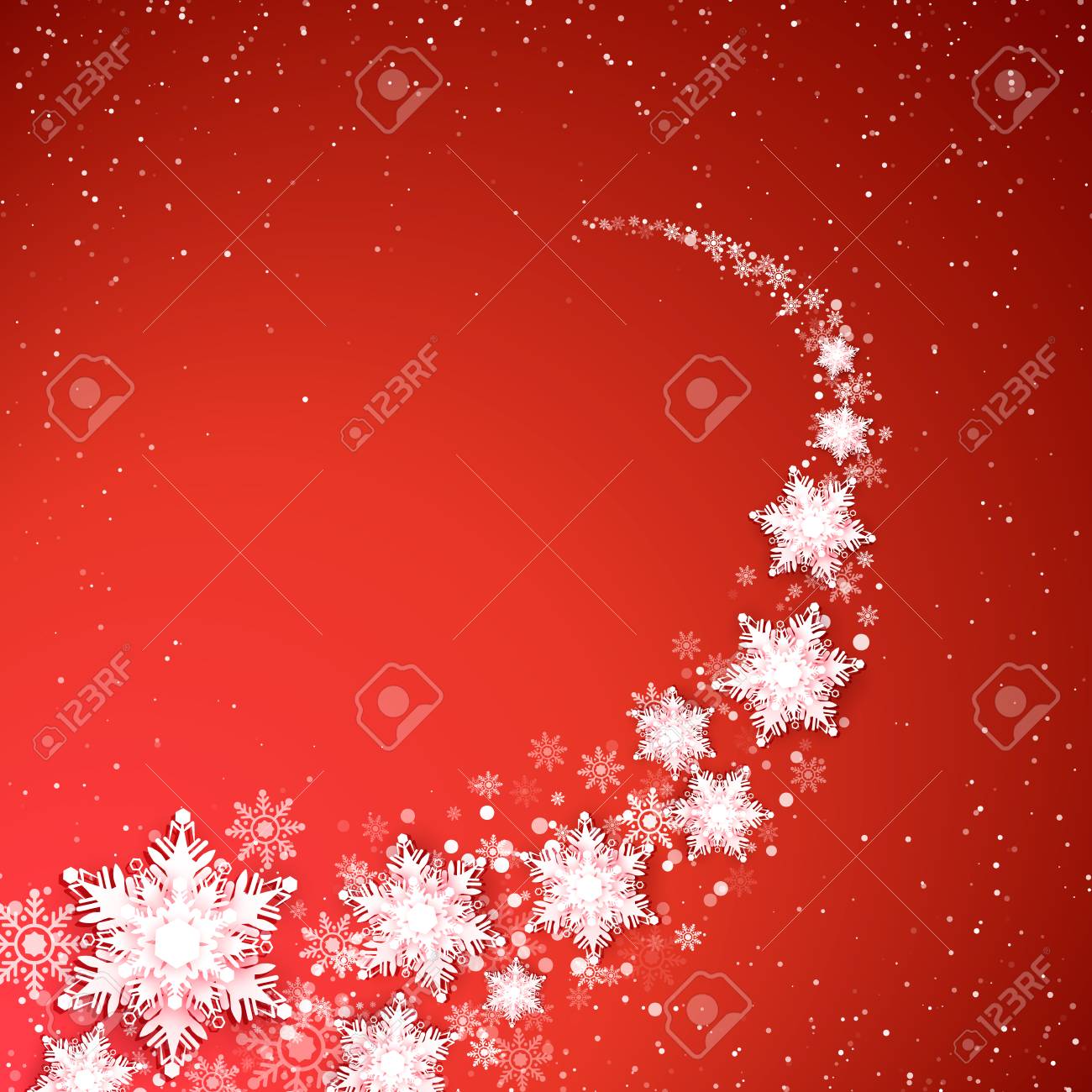 Holiday blizzard. Christmas and New Year background. Snowflakes trail. Vector illustration - 127129815 Holiday blizzard. Christmas and New Year background. Snowflakes trail. Vector illustration - 127129815