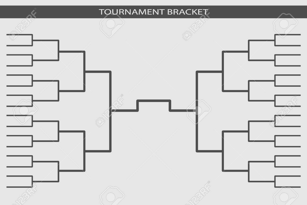 tournament bracket vector championship template tournament brakcet
