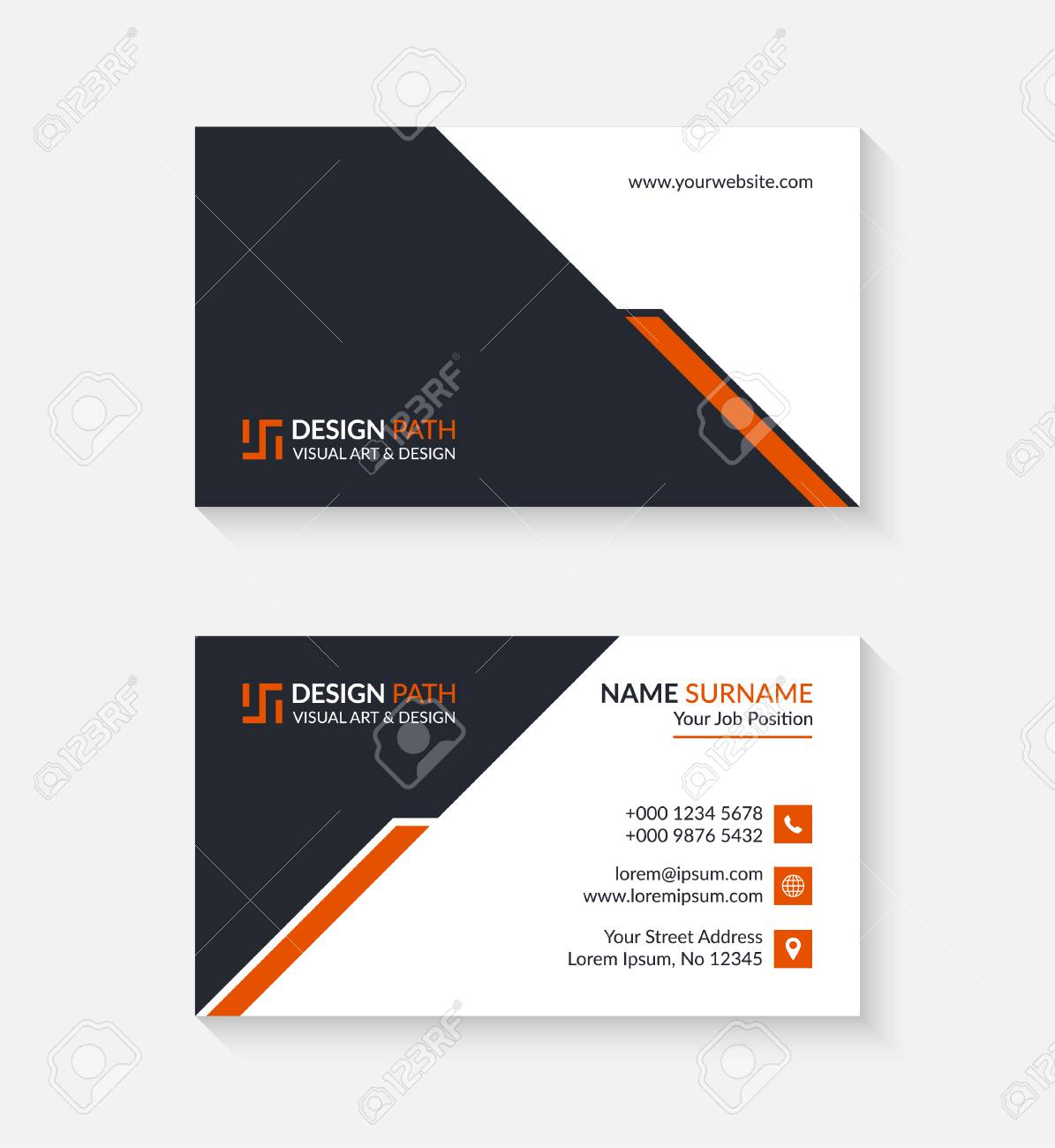 simple business card template design simple business card templates