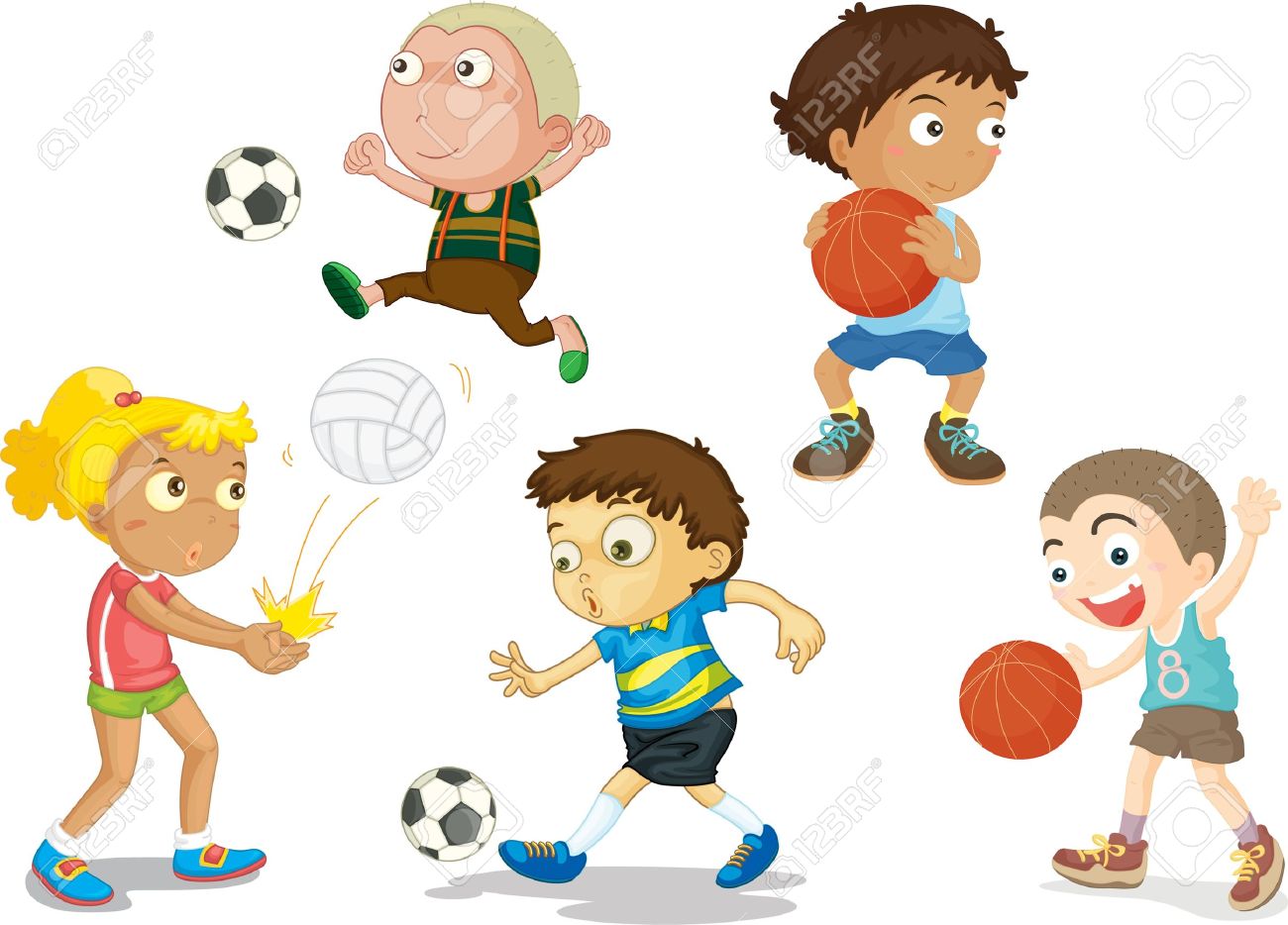 Illustration Of Kids On White Royalty Free Cliparts Vectors And Stock Illustration Image 13120420 illustration of kids on white