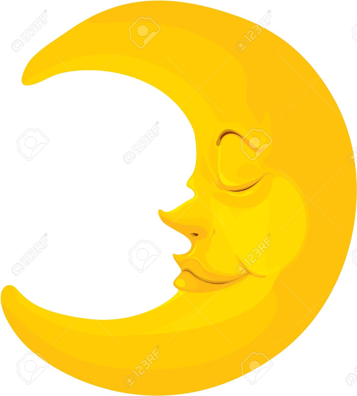 Dessin De La Lune En Couleurl Dessin De La Lune En Couleurl