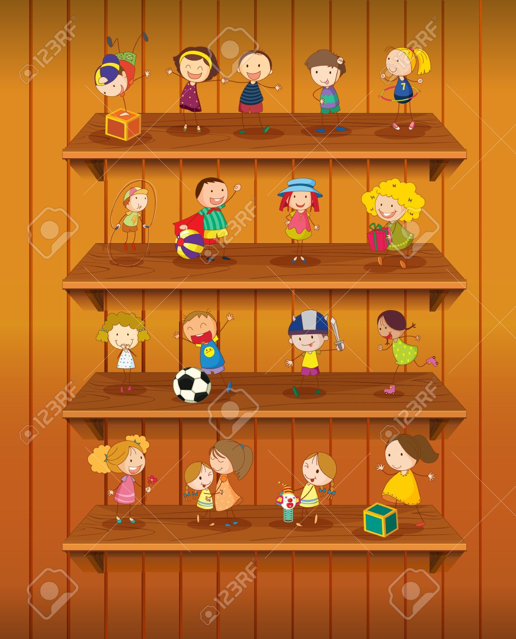 shelves toys