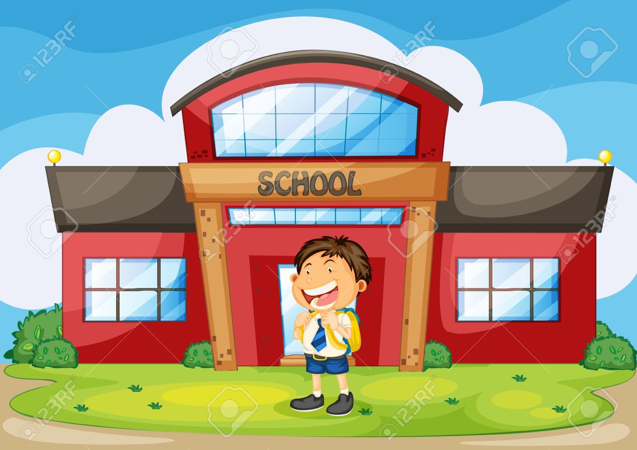 学校の男の子のイラストのイラスト素材 ベクタ Image 学校の男の子のイラストのイラスト素材 ベクタ Image
