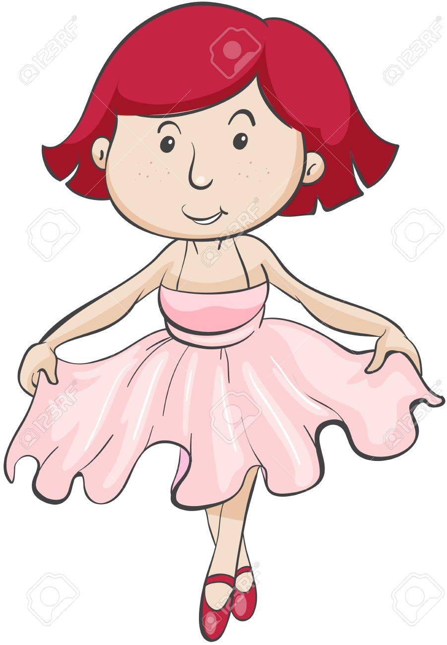 pink frock for girl