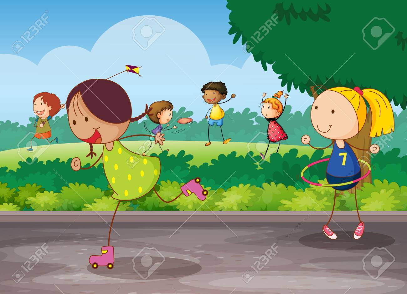 Resultado de imagen para niños naturaleza caricatura