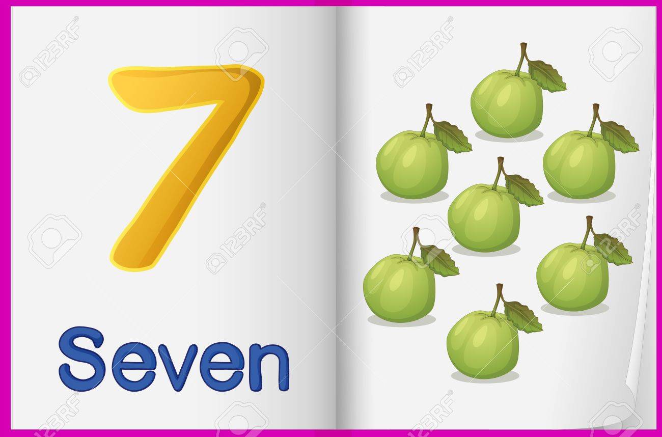 worksheet Counting Numbers counting number illustration sheet in book royalty free cliparts stock vector 16087632