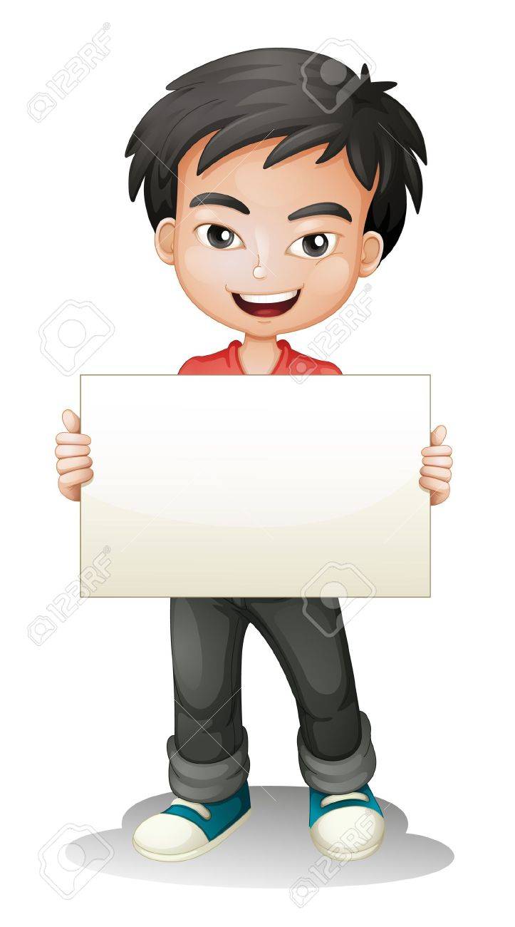 illustration of a boy on a white background - 16237176 illustration of a boy on a white background - 16237176