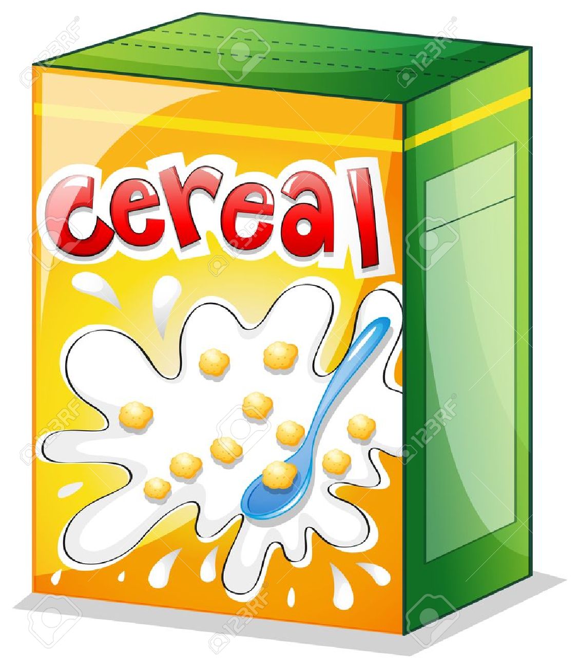 Illustration of a cereal on a white background - 17867701 Illustration of a cereal on a white background - 17867701