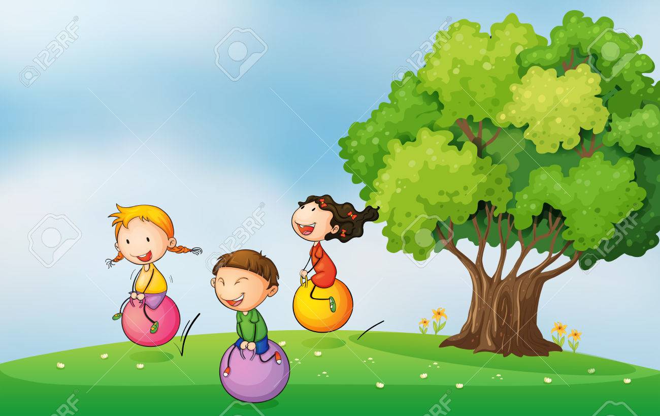 ラブリー跳ねる イラスト 動物ゾーン