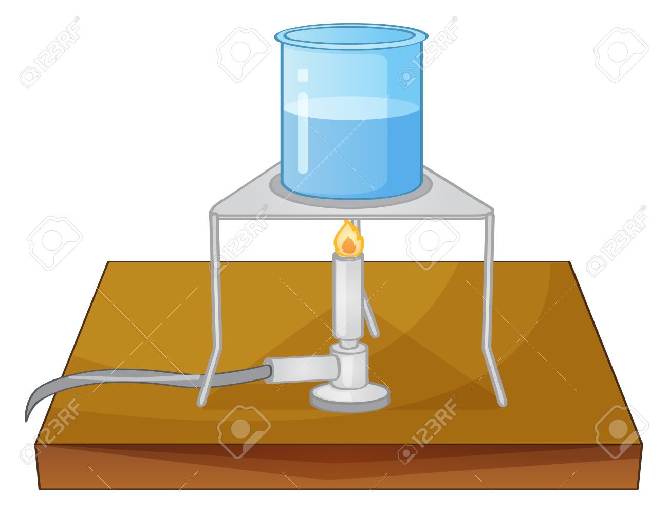Illustration Of A Beaker And A Burner Royalty Free Cliparts Vectors And Stock Illustration Image