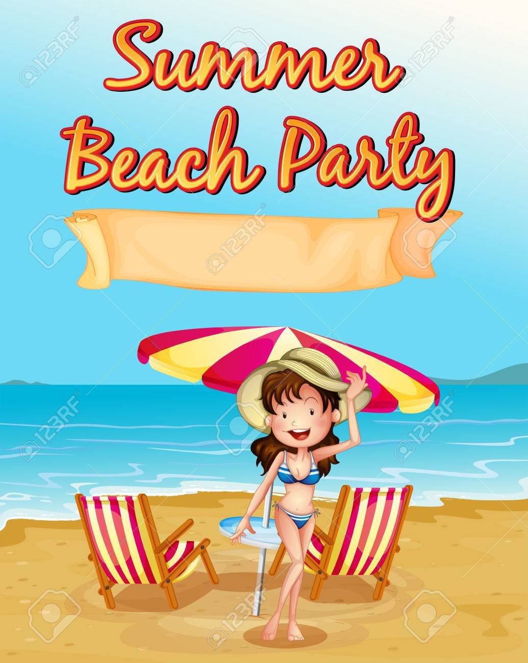 summer beach party theme