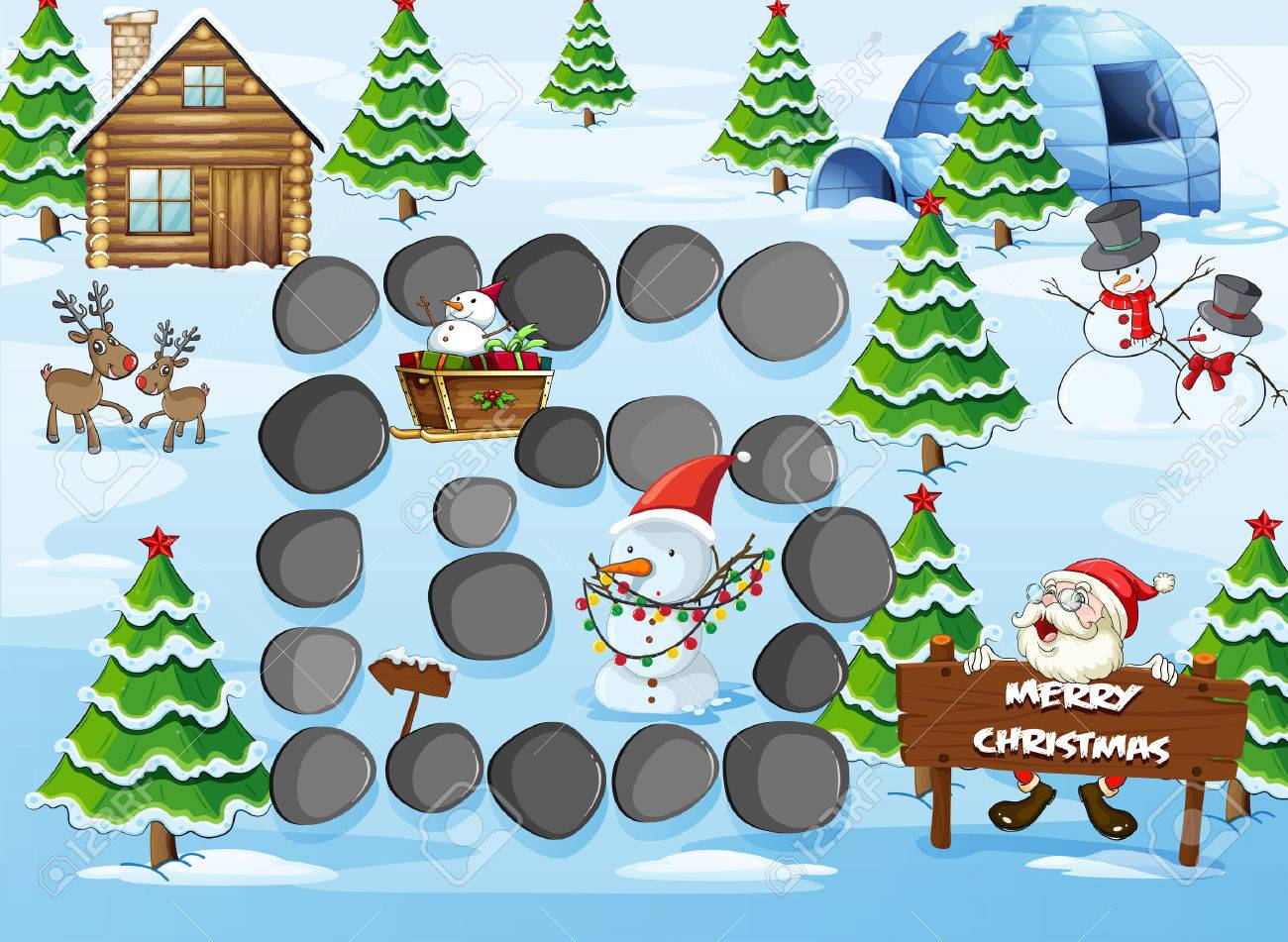 Jeu de société thème noël Clearance