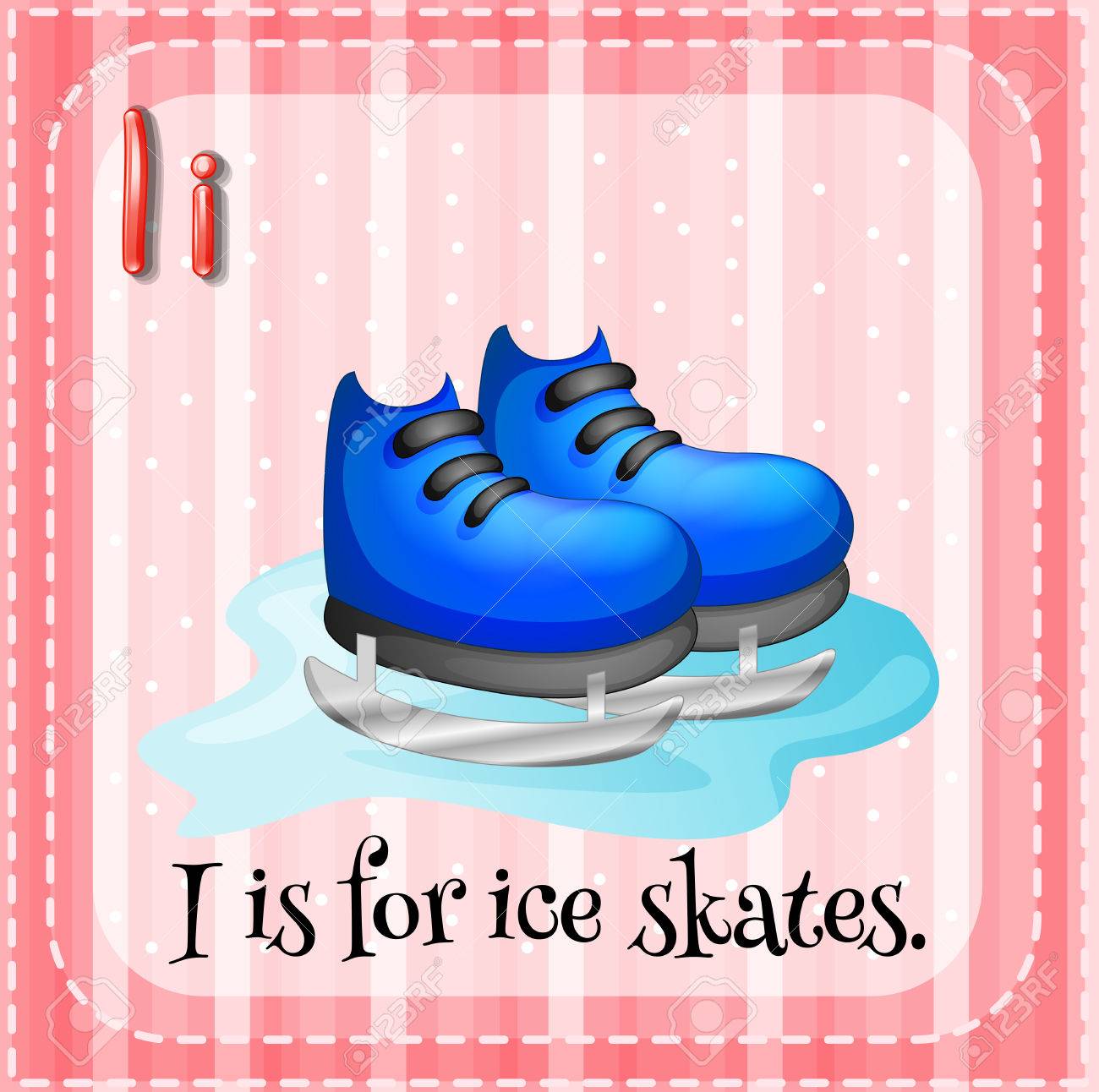 アイス スケートのアルファベットのイラスト のイラスト素材 ベクタ Image