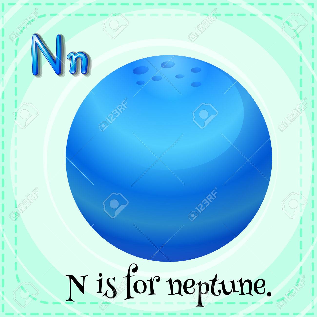 문자 N의 그림은 넵튠을위한 것입니다. 로열티 무료 사진, 그림, 이미지 그리고 스톡포토그래피. Image 36011424