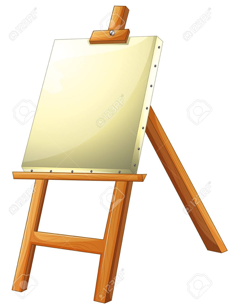 Illustration Of A Close Up Easel Royalty Free Cliparts Vectors And Stock Illustration Image