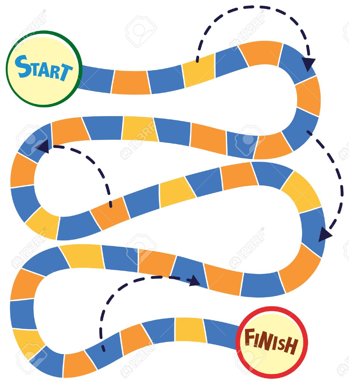 ボードゲーム テンプレートのイラスト のイラスト素材 ベクタ Image