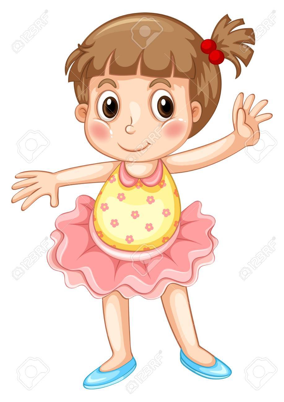 かわいい女の子バレエ衣装の動きの練習は のイラスト素材 ベクタ Image かわいい女の子バレエ衣装の動きの練習は のイラスト素材 ベクタ Image