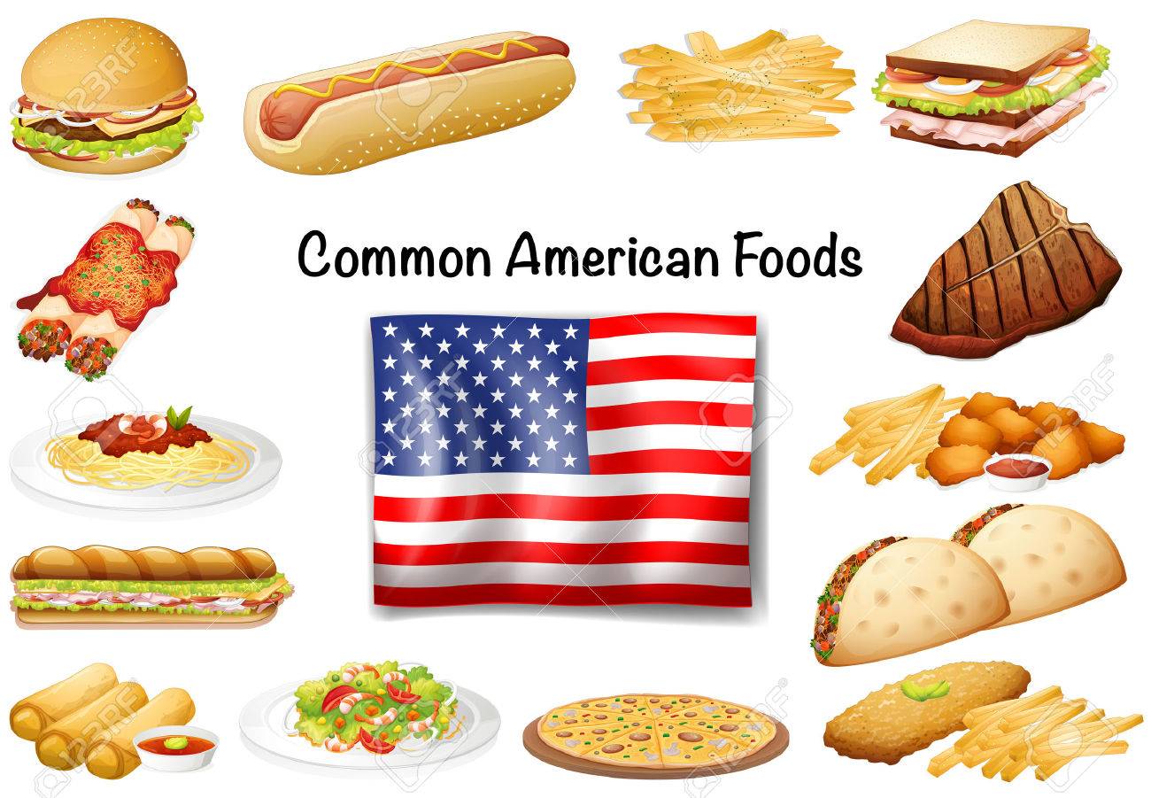 different common american food