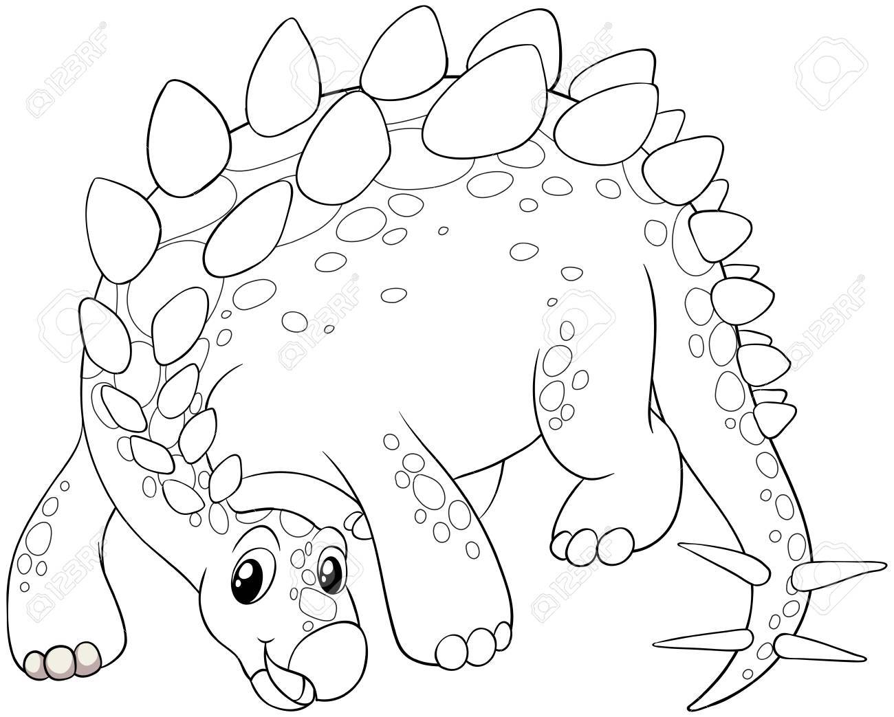 かわいい恐竜のイラストの動物を起草の落書きのイラスト素材 ベクタ Image かわいい恐竜のイラストの動物を起草の落書きのイラスト素材 ベクタ Image