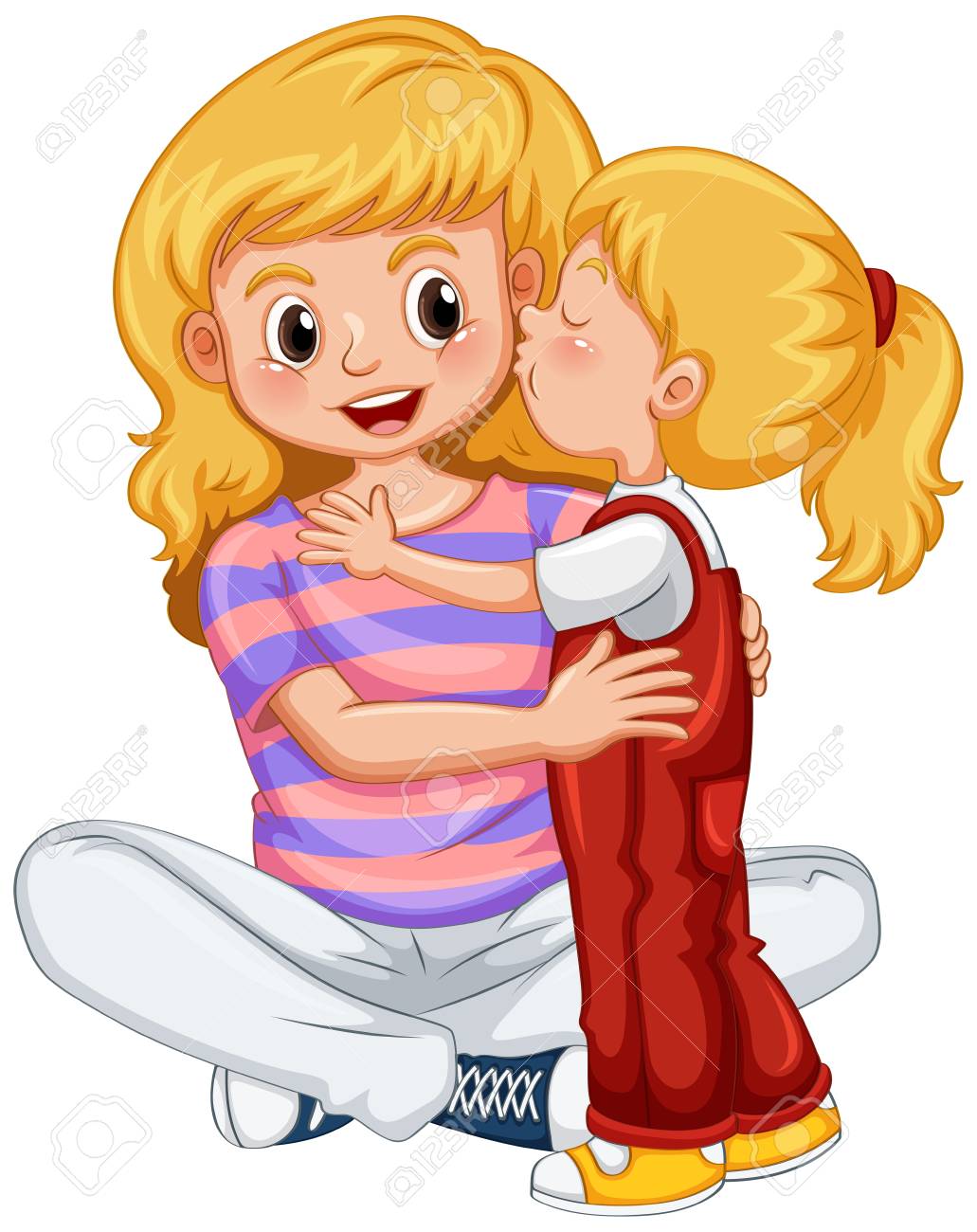 小さな女の子のキス母イラストのイラスト素材 ベクタ Image 84643832 小さな女の子のキス母イラストのイラスト素材 ベクタ Image 84643832